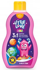 СВОБОДА Шампунь + Гель д/душа + Пена д/ванны для детей 3 в 1 Little love бабл гам /400 №1151601400