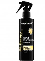 Compliment Oil Therapy Спрей-термозащита д/волос c эффектом антистатика Питание и укрепление /200 №1076791300
