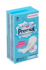 PREMIAL Прокладки женские гигиенические на каждый день с анионным чипом PROTECT COMFORT /20 №1098561000