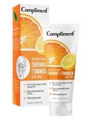 Compliment Пилинг-гоммаж д/лица Деликатный АПЕЛЬСИН и ЛИМОН /80 №992889300
