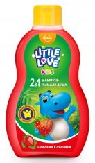 СВОБОДА Шампунь + гель для душа 2 в 1 Детский Little love Сладкая клубника /400 №1151599400