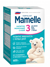 MAMELLE Смесь сухая молочная 3 адаптированная (с 12 мес) /600  №1210182700