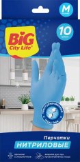 BIG City Перчатки нитриловые синие M /10 №1003122100