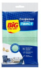 BIG City Салфетка вискозная для пола Твист /1  №986227400
