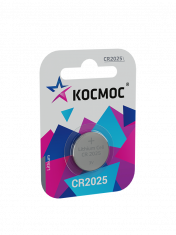 Элемент питания Kocмос CR 2025 блистер /1 №1094947300