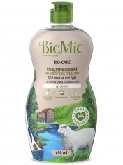 BioMio Ср-во д/мытья взрослой и детской посуды Экологичное с Экстрактом хлопка и ионами серебра Без запаха /450 №1166116500