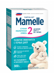 MAMELLE Смесь сухая молочная 2 адаптированная (6-12 мес) /300  №1210178700