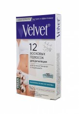 Velvet Восковые полоски д/депиляции д/линии бикини и подмышек /12 №1008068300