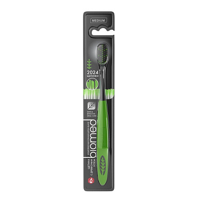 BIOMED Зубная щетка BLACK (сп.12) №713047600