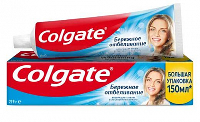 КОЛГЕЙТ Зубная паста Бережное Отбеливание /150 №1113778600