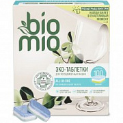 BioMio Таблетки д/посудомоечной машины с маслом эвкалипта /100 №1100002900
