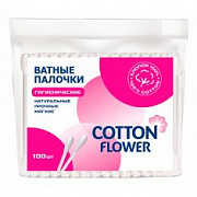 Cotton Flower Палочки ватные ПЭ /100 №998797100