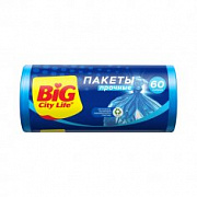 BIG City Пакеты для мусора HD 60*79см 60л синие /50 №998792600