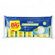 BIG City Губки кухонные профилированные Симфония /5  №1003111500