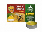 Бдительный СТРАЖ Свечи от комаров с запахом цитронеллы /6 №1035881900