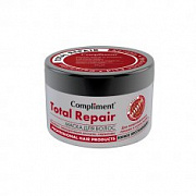 Compliment Total Repair Маска д/волос с кератином, гиалуроновой кислотой, керамидами, д/поврежденных ломких и сухих волос Полное восстановление /500 №823224400