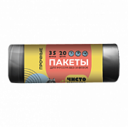 ЧИСТО НАЧИСТО Мешки д/мусора 35л 8мкм /20 №1043511800