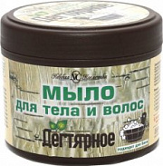 НК Мыло ДЕГТЯРНОЕ жидкое для тела и волос банка /300 №550668900