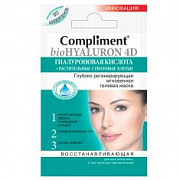 Compliment bioHyaluron Саше маска 4D Глубоко регенерирующая мгновенная гелевая /7 №572358500