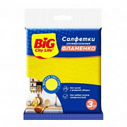 BIG City Салфетки вискозные Фламенко /3 №986231400
