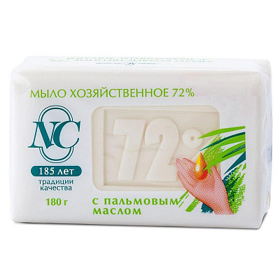 НК Мыло хозяйственное 72% с пальмовым маслом /180 №579521800