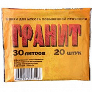 КБ Мешки д/мусора ГРАНИТ (30л) 20 шт в упаковке №68466900