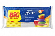 BIG City Губки кухонные профилированные Дуэт /2+1  №986210400