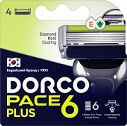 ДОРКО PACE 6 PLUS кассеты 6 лезвий+1лезвие-триммер /4 №1042299800