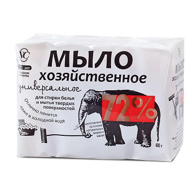 НК Мыло хозяйственное 72% универсальное /4*100 №579549800
