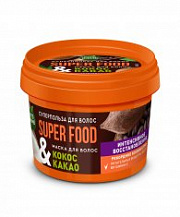 ФК SUPER FOOD Маска д/волос Кокос&какао Интенсивное восстановление /100 №971348700
