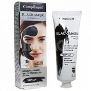 Compliment Black mask Моментальная экспресс-маска д/лица Черная Детокс & Сияние /80* №706596600
