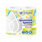 TRIADA Туалетная бумага белая 4 рулона №1080692500