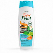 SuperFRUIT Шампунь СВЕЖЕСТЬ И ОЧИЩЕНИЕ д/норм.и скл.к жирн.волос БЕЗ СИЛИКОНОВ МАТЧА+фрукт.микс/ 500 №1089215000