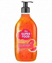ФК SUPER FOOD Гель д/душа Свежесть кожи /520 №992945500