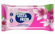 Ultra Fresh  Flower&Fruit Влажные салфетки /15 №1028397200